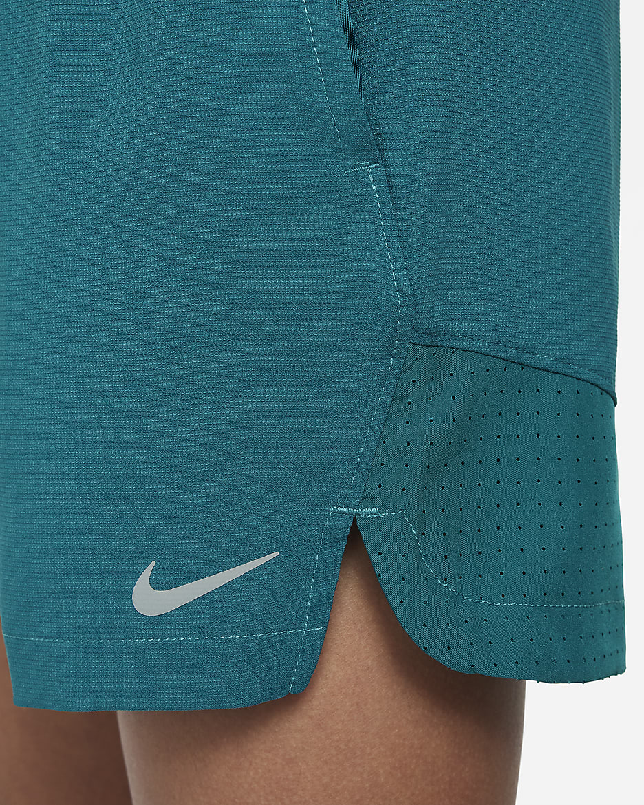 Nike Multi Tech EasyOn Big Kids' (Boys') Dri-FIT Training Shorts - Geode Teal/Black