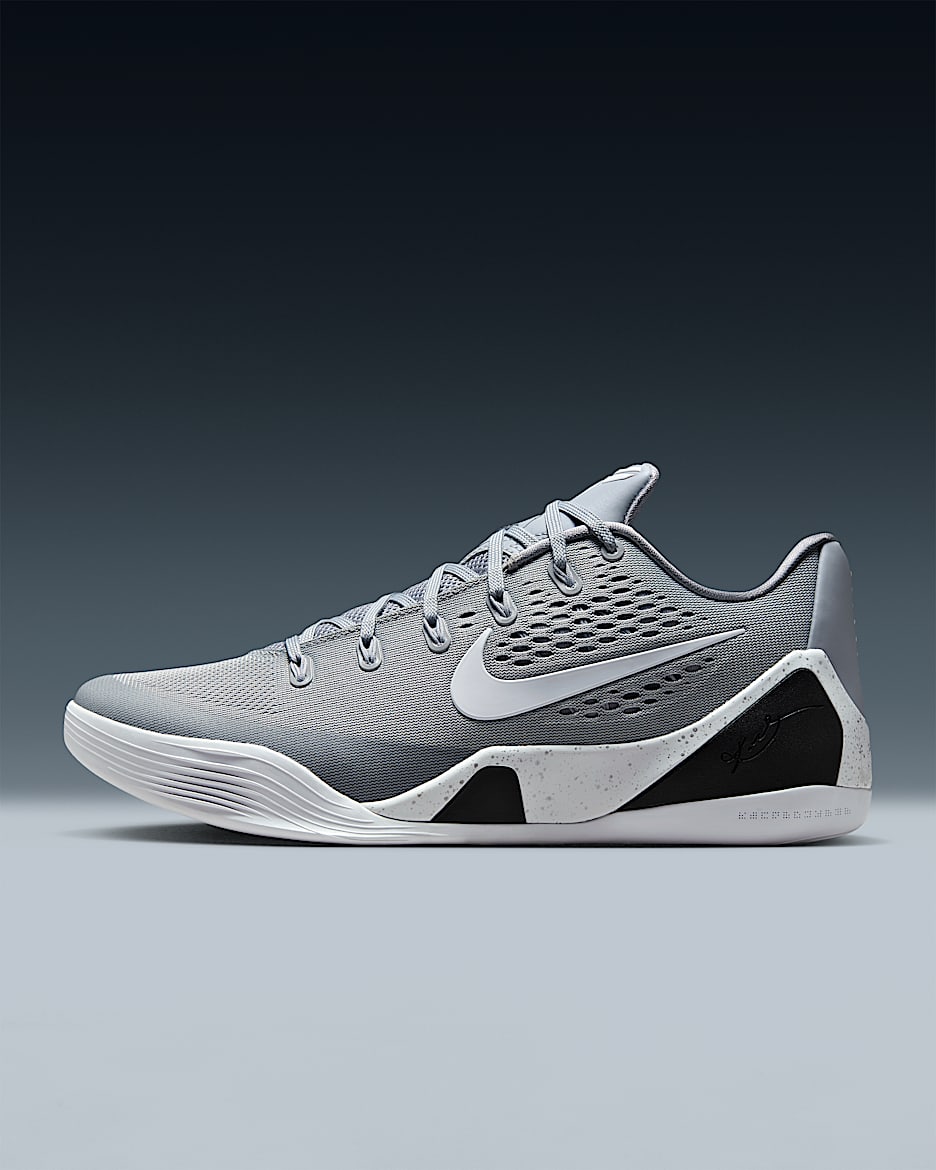 Kobe IX Elite Low EM Protro Basketball Shoes - Wolf Grey/White/White