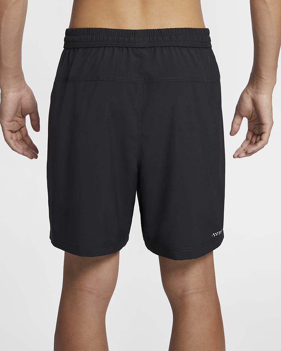 Nike Form Men's Dri-FIT 18cm (approx.) Unlined Versatile Shorts - Off-Noir/Pale Ivory/Cargo Khaki