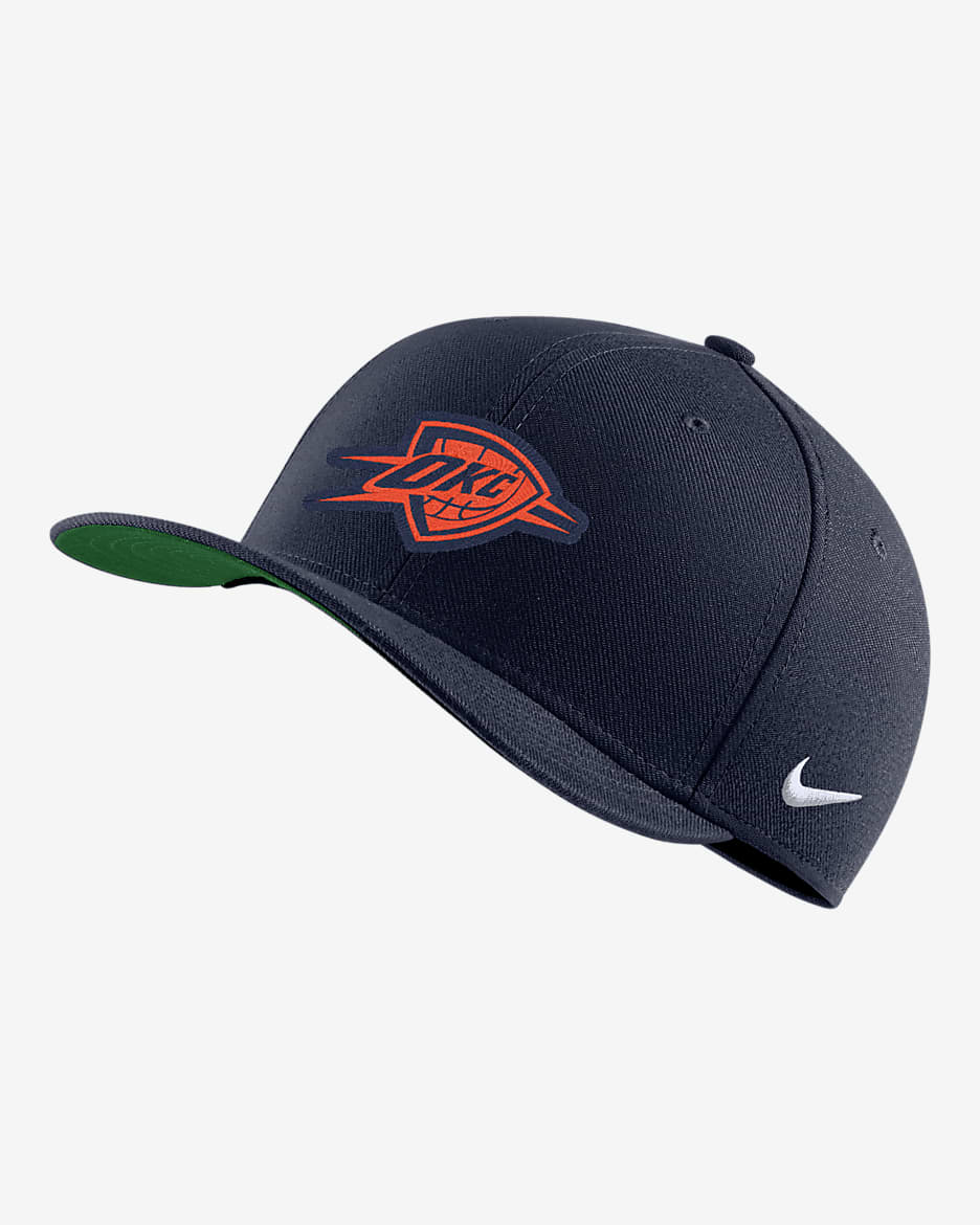 Oklahoma City Thunder City Edition Nike NBA Swoosh Flex Cap - Navy