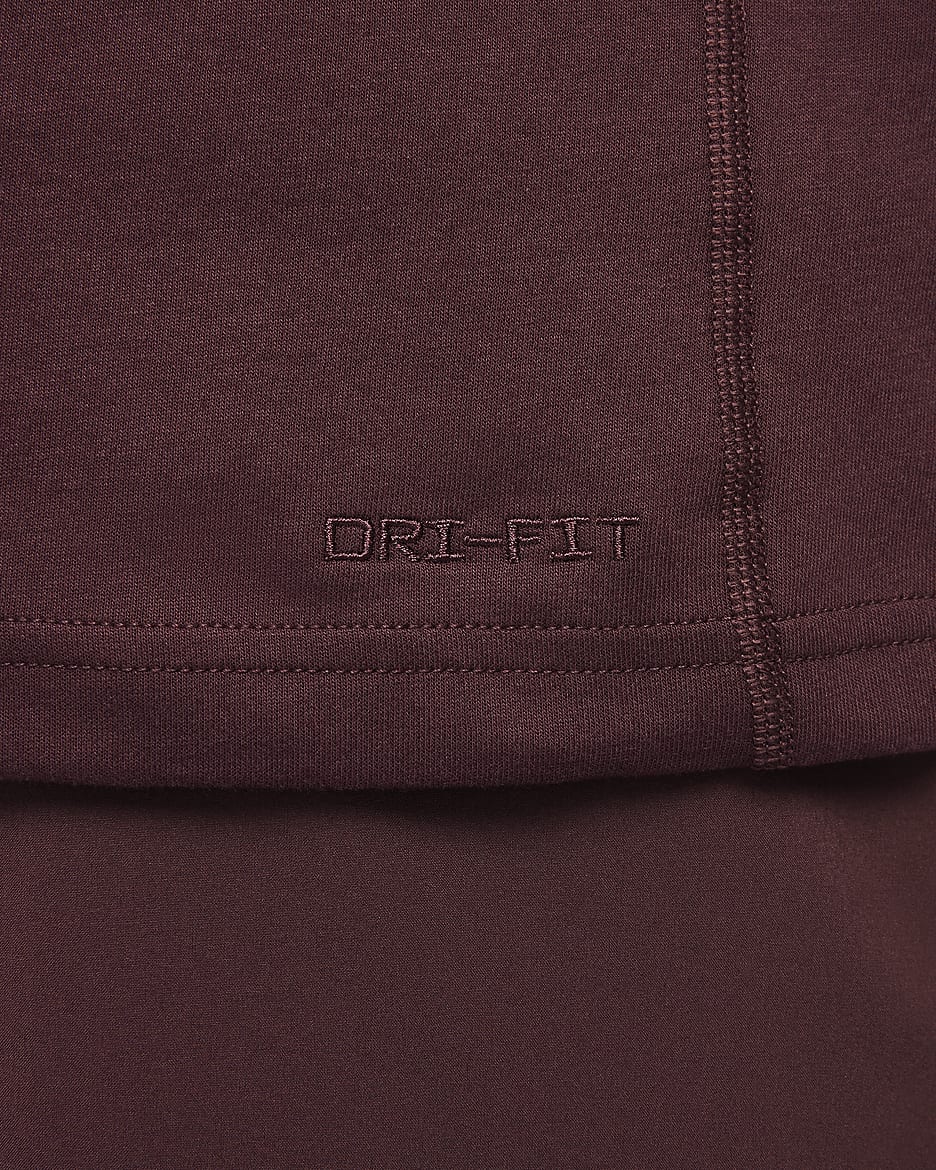 Nike Dri-FIT Primary 男款訓練 T 恤 - Burgundy Crush/Burgundy Crush