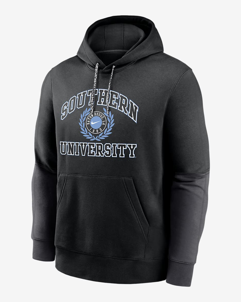 Sudadera con gorro sin cierre universitaria Nike para hombre Southern Club Team Issue - Negro