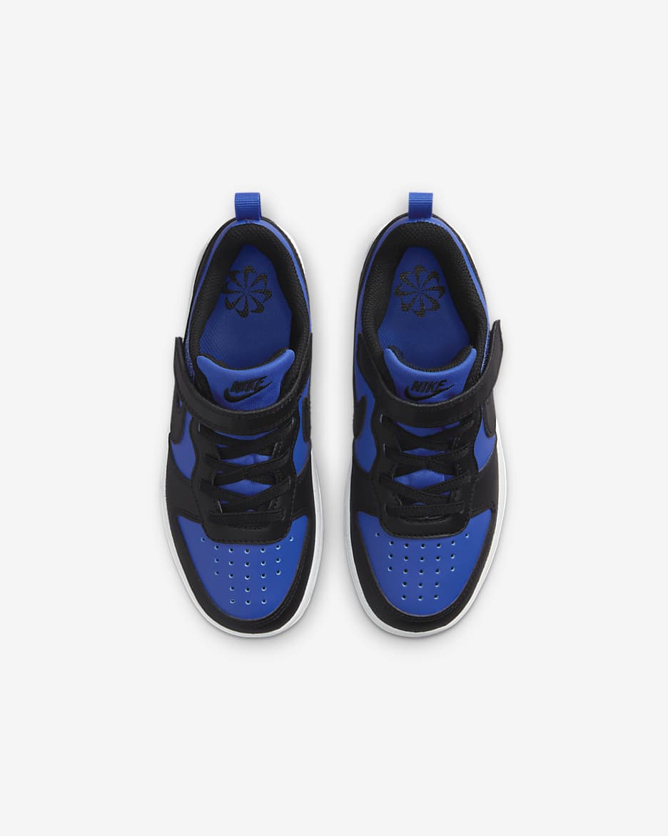 Sapatilhas Nike Court Borough Low Recraft para criança - Game Royal/Branco/Preto