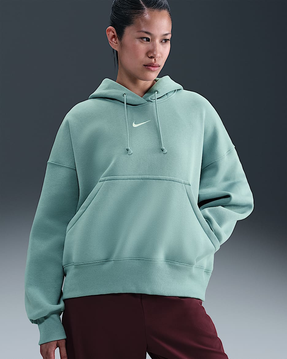 Nike Sportswear Phoenix Fleece Women's Over-Oversized Pullover Hoodie - Cannon/Sail