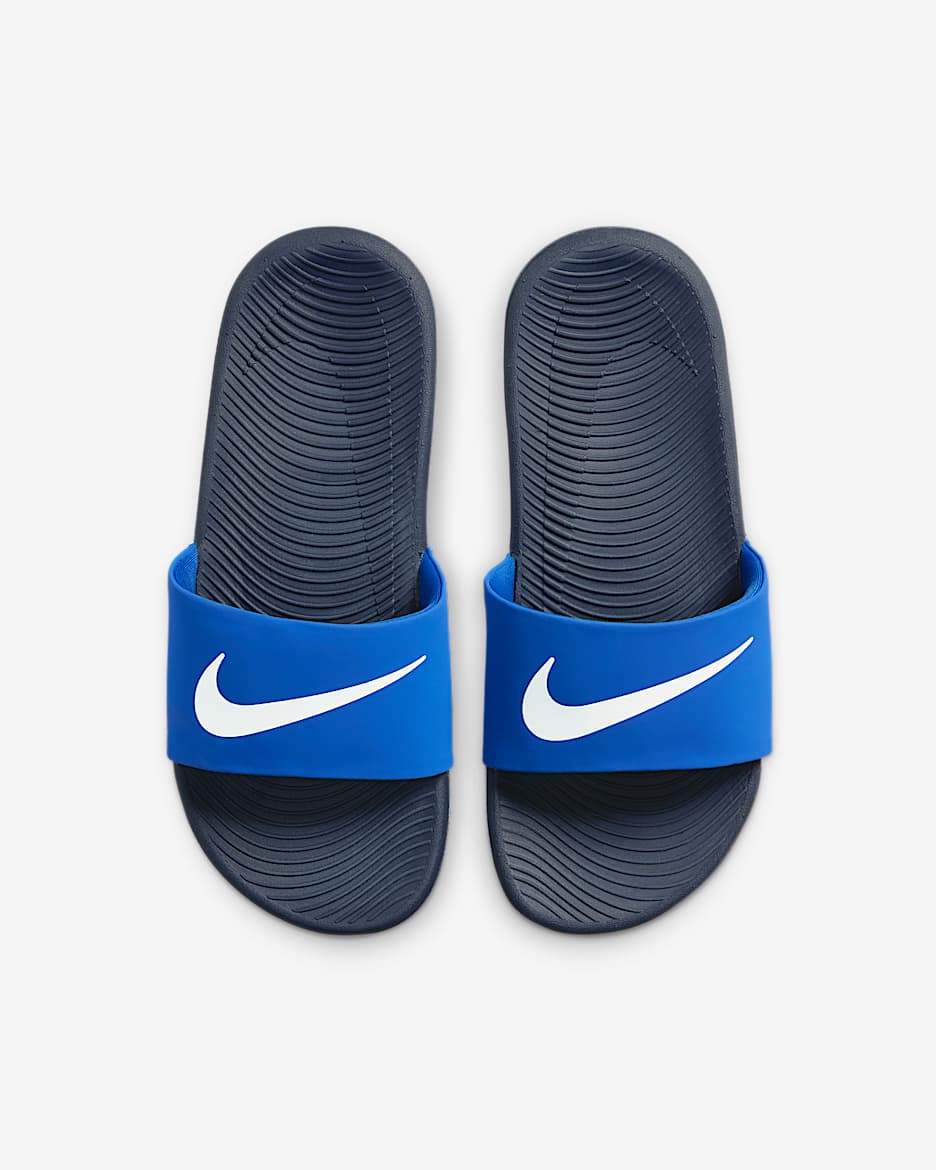 Chinelos Nike Kawa Júnior - Game Royal/Azul Thunder/Branco/Branco