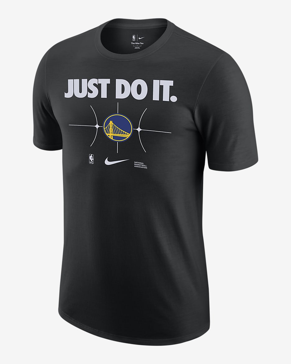 Nike NBA-t-Shirt Golden State Warriors Essential för män - Svart