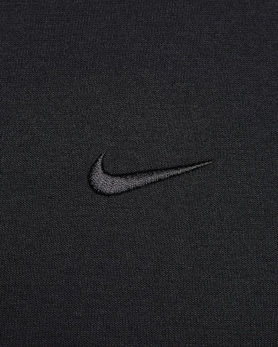 Nike Primary vielseitiger Dri-FIT UV-Hoodie mit durchgehendem Reißverschluss (Herren) - Schwarz/Schwarz