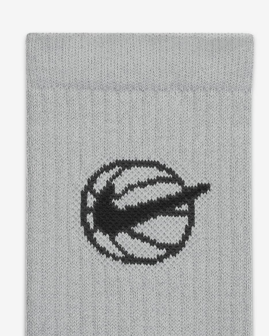 Nike Everyday Crew Basketball Socks (3 Pair) - Multi-Color