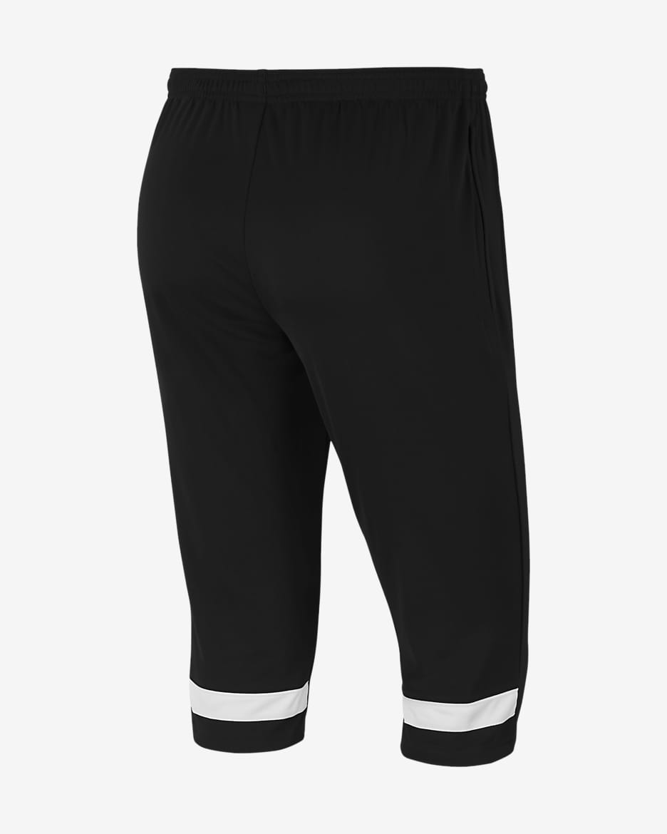 Nike Dri-FIT Academy Men's 3/4 Knit Football Pants - Black/White/White/White