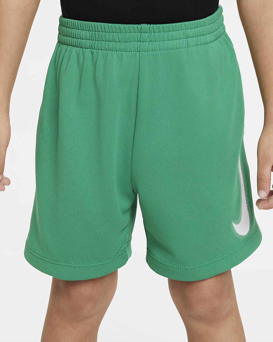 Shorts infantiles Dri-FIT Nike "All Day Play" Dri-FIT Shorts - Verde estadio