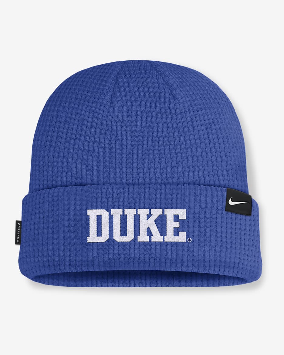 Duke Blue Devils Sideline Terra Men's Nike College Cuffed Beanie - Game Royal