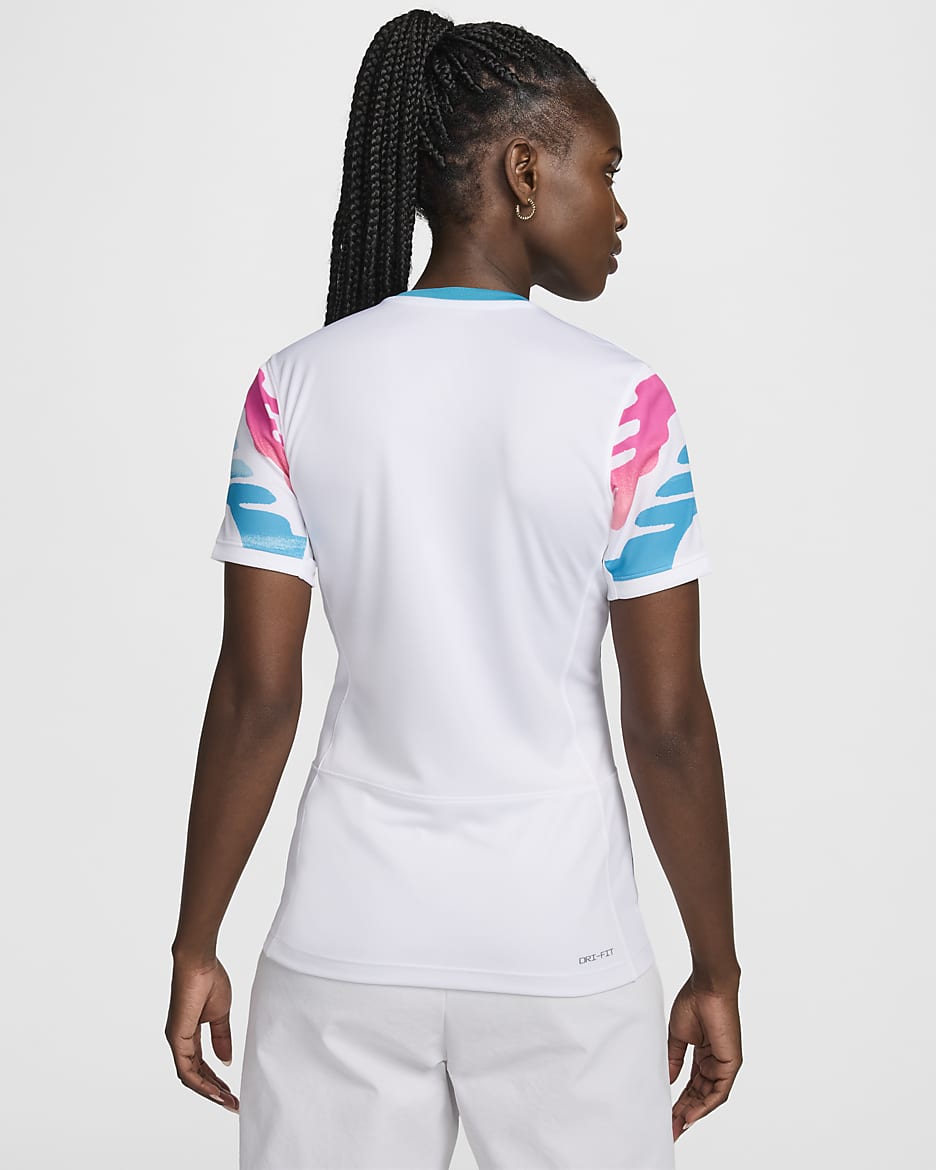 Jersey Nike Dri-FIT de la NWSL replica del San Diego Wave FC local 2024 Stadium para mujer - Blanco