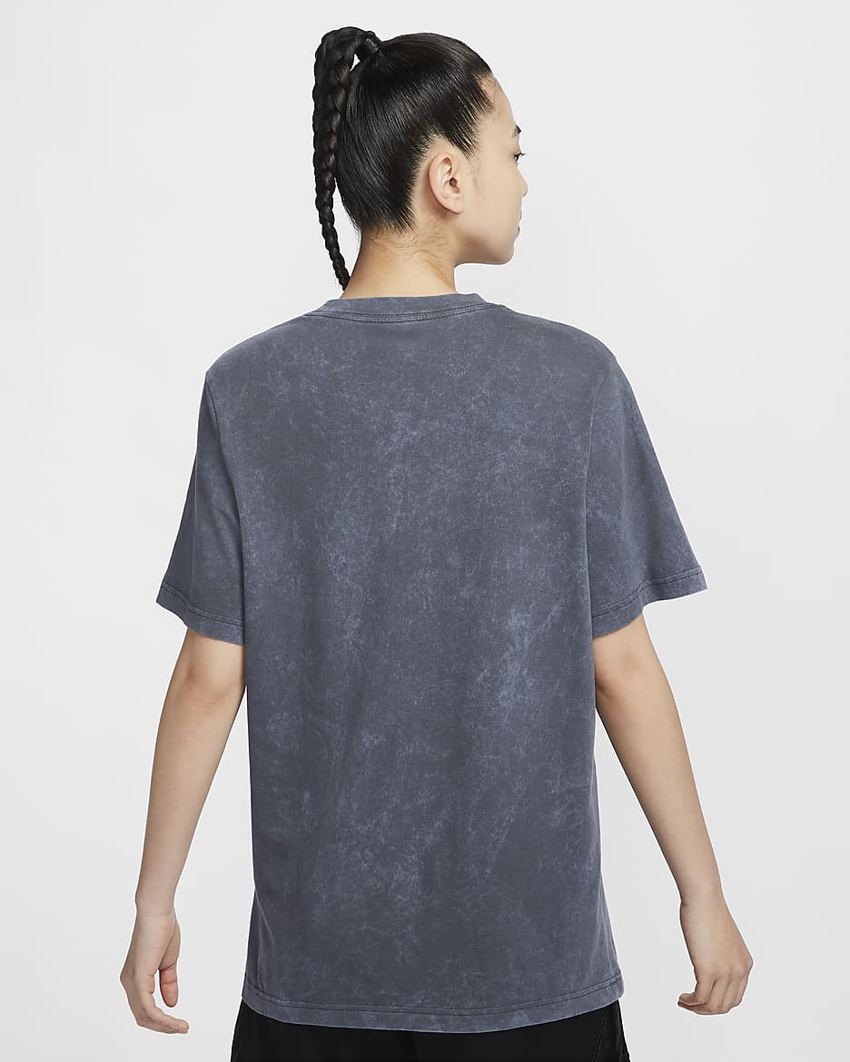 เสื้อยืดกราฟิกแขนสั้นผู้หญิง Nike Sportswear - Anthracite