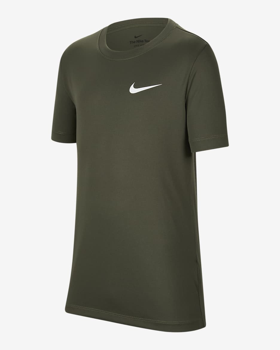 Nike Dri-FIT Legend Older Kids' Training T-Shirt - Cargo Khaki