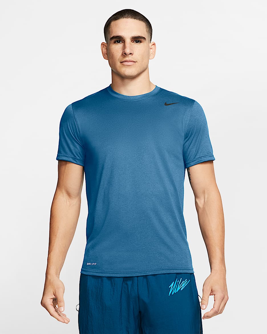 Nike Dri-FIT Legend 男款訓練 T 恤 - Dutch Blue/黑色