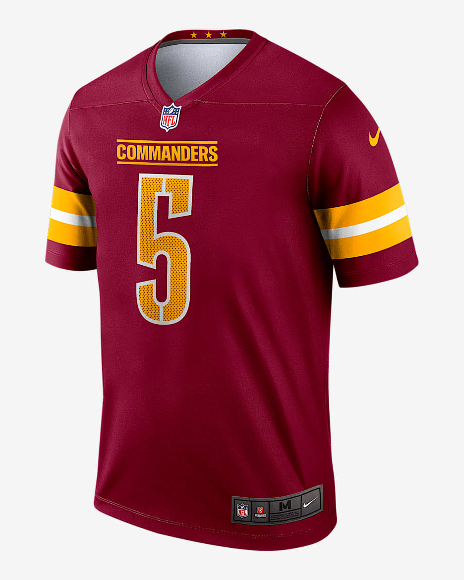 Jayden Daniels Washington Commanders Men's Nike Dri-FIT NFL Legend Jersey - Burgundy