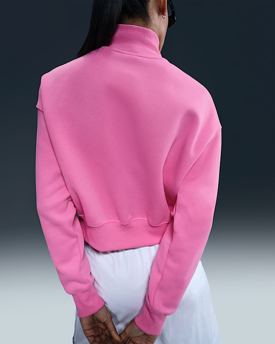 Nike Sportswear Phoenix Fleece Women's 1/2-Zip Cropped Sweatshirt