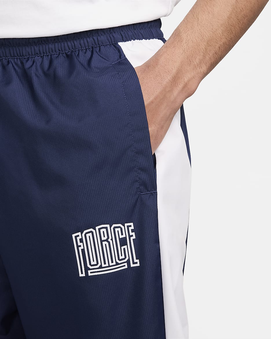 Nike Starting 5 Pantalons de bàsquet - Home - Midnight Navy/Pure Platinum/Blanc/Blanc