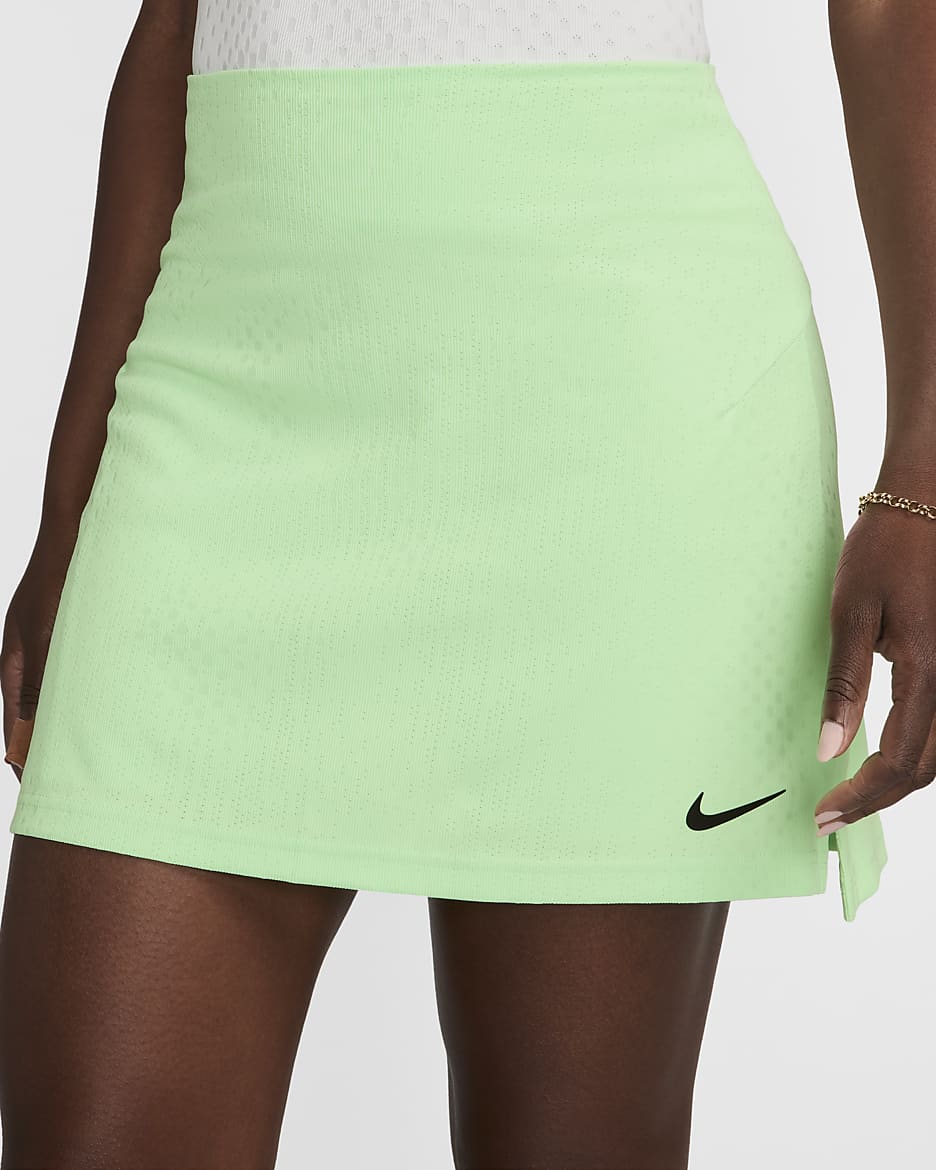 Damska spódnica do golfa Dri-FIT ADV Nike Tour - Vapor Green/Czerń