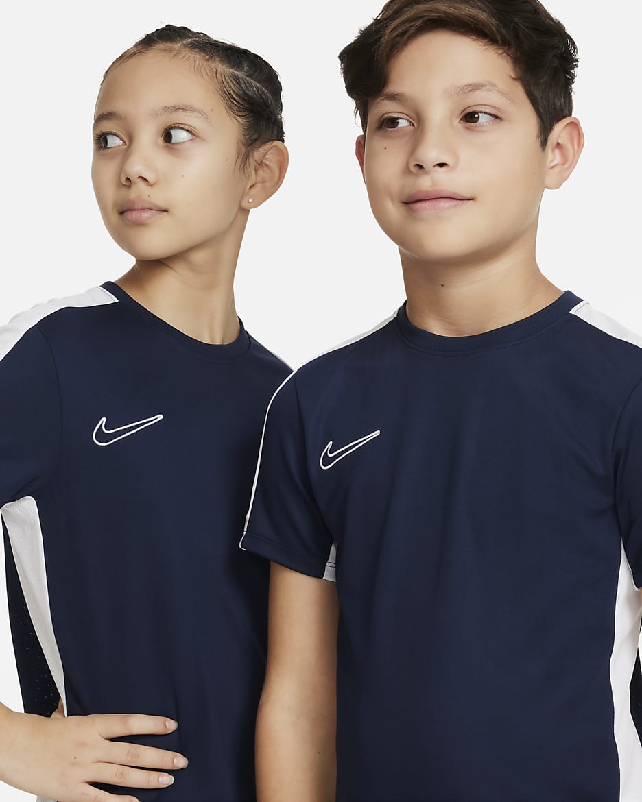 Nike Dri-FIT Academy23 Voetbaltop voor kids - Obsidian/Wit/Wit