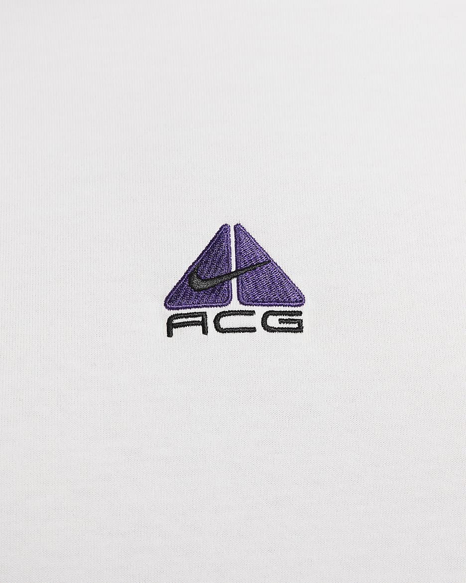 Nike ACG „Lungs” hosszú ujjú férfipóló - Summit White/Fekete