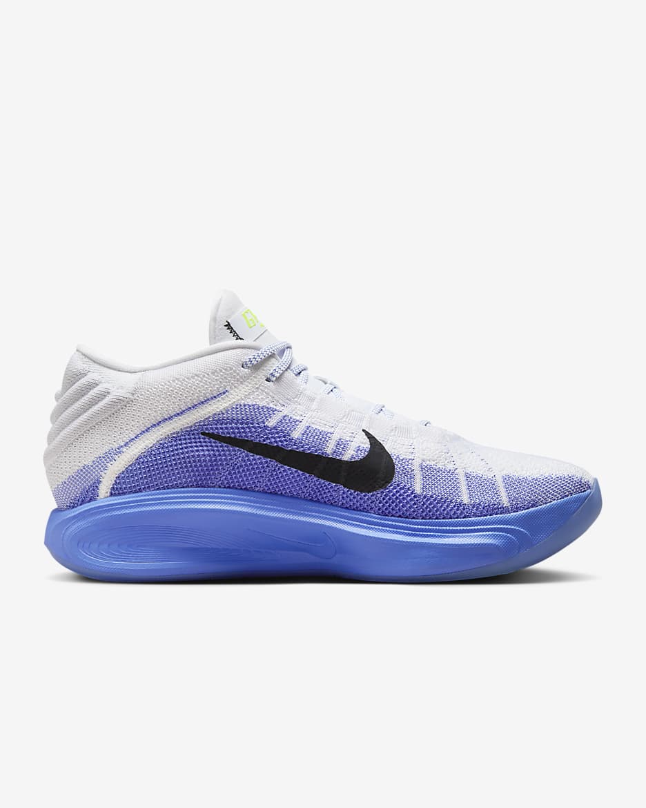 Nike G.T. Hustle 3 Basketball Shoes - White/Royal Pulse/Volt/Black