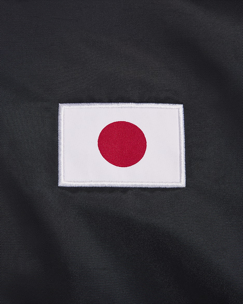 Japan Dugout Men's Nike Breaking Satin Jacket - Black/Anthracite