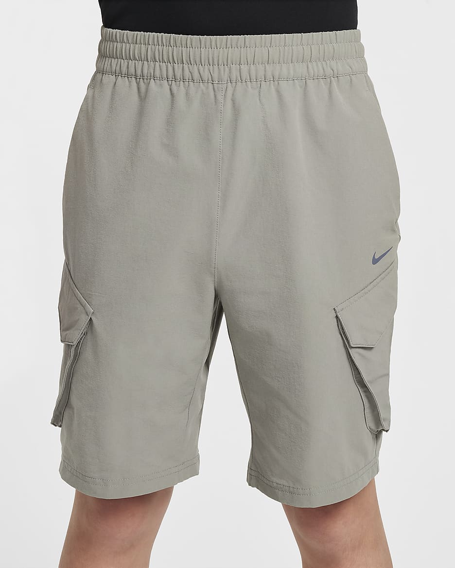 Nike Sportswear City Utility Older Kids' Cargo Shorts - Dark Stucco/Black