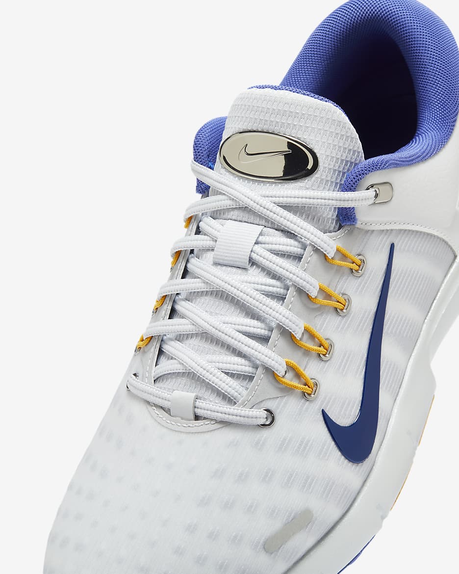 Nike Free Golf Men's Golf Shoes - Pure Platinum/University Gold/Wolf Grey/Astronomy Blue