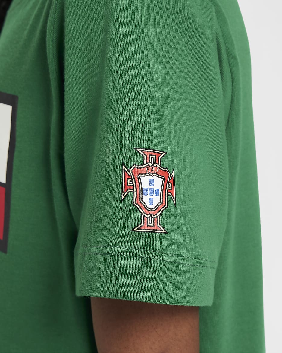 Portugal Older Kids' Nike Football T-Shirt - Pine Green