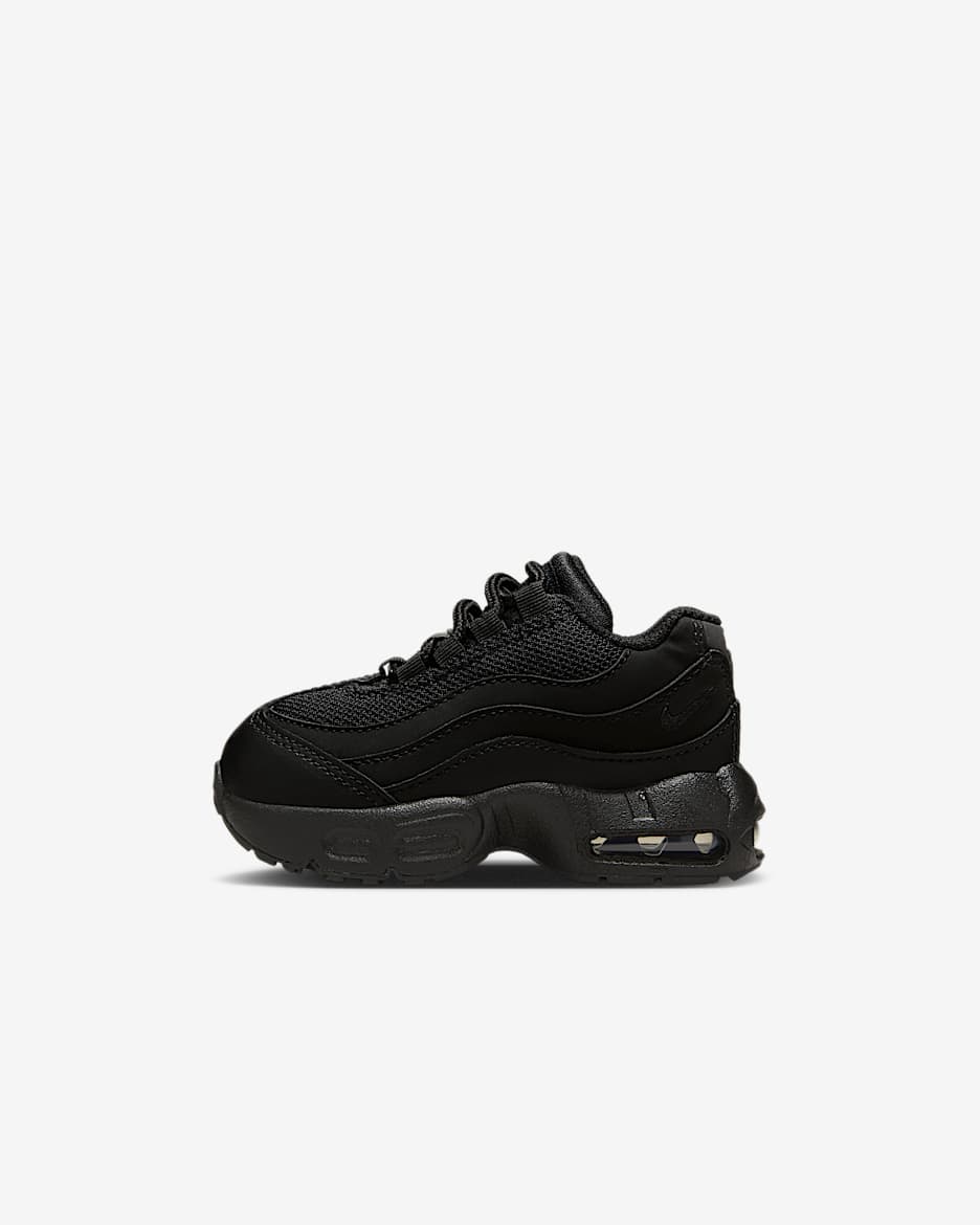 Nike Air Max 95 Recraft Schuh (Babys/Kleinkinder) - Schwarz/Schwarz/Anthracite/Schwarz