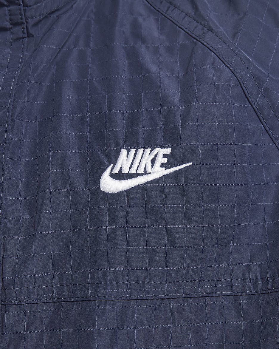 Nike Club Men's Bowline Jacket - Midnight Navy/White