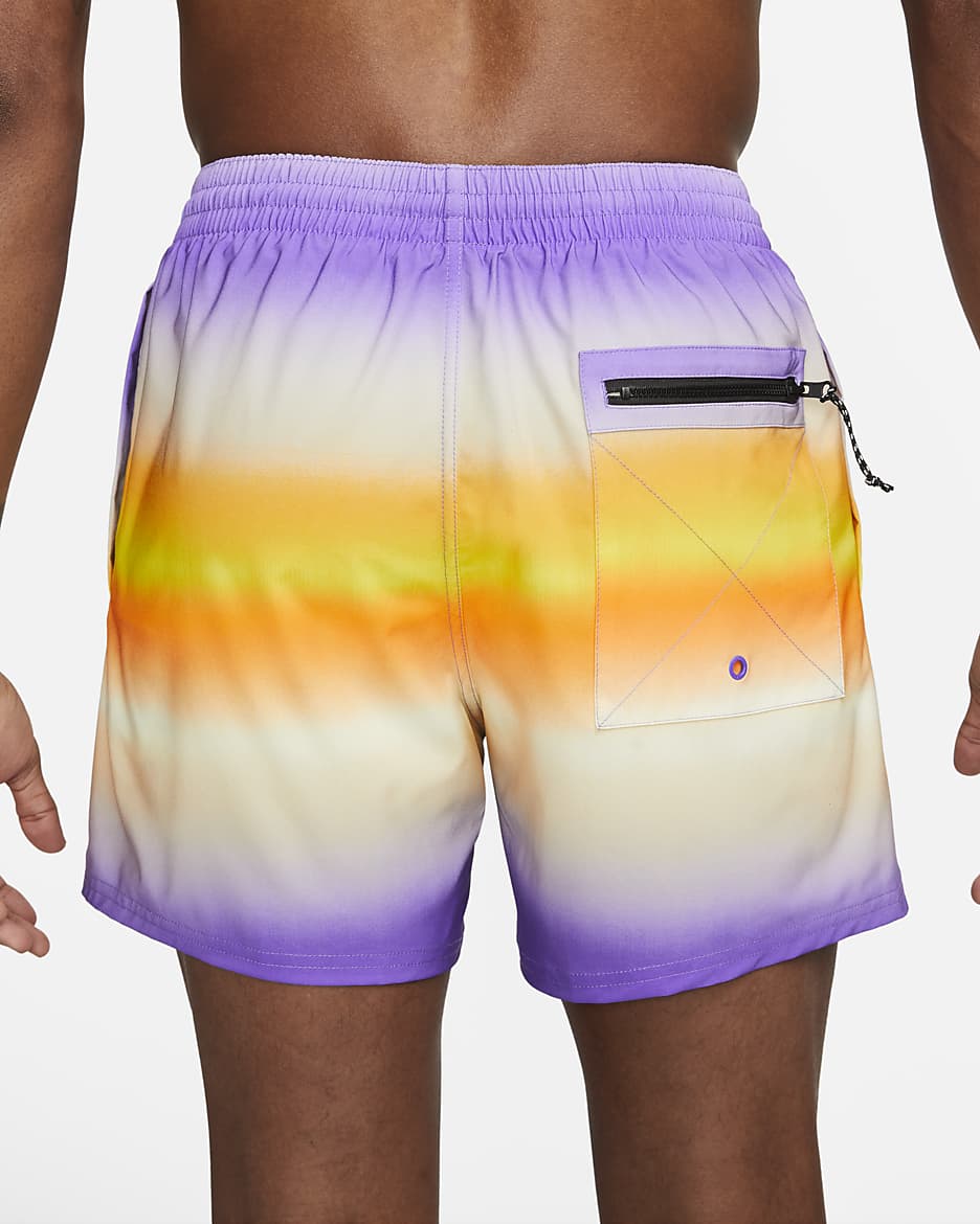 Traje de baño tipo short de voleibol de 13 cm para hombre Nike - Uva acción