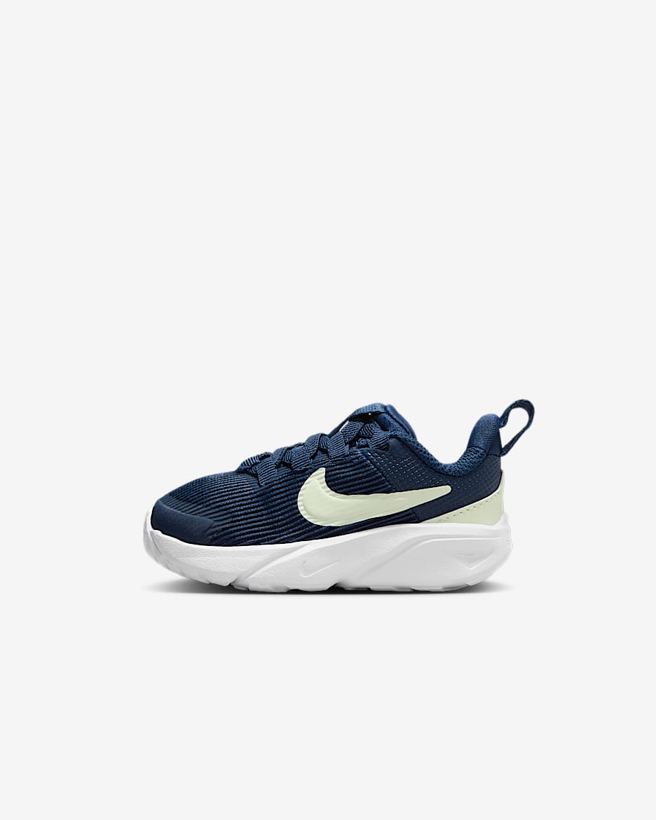 Nike Star Runner 4 Schuh für Babys und Kleinkinder - Midnight Navy/Dusty Cactus/Weiß/Volt Tint