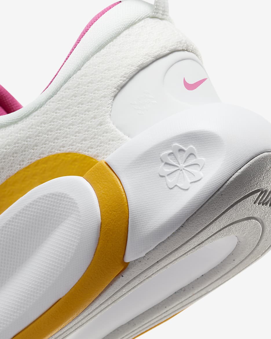 Nike Infinity Flow Older Kids' Running Shoes - Summit White/Pinksicle/University Gold/Arctic Orange