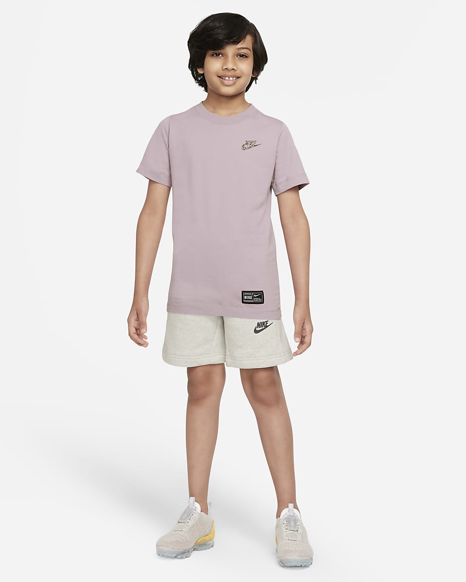 Nike Sportswear Big Kids' T-Shirt - Plum Fog