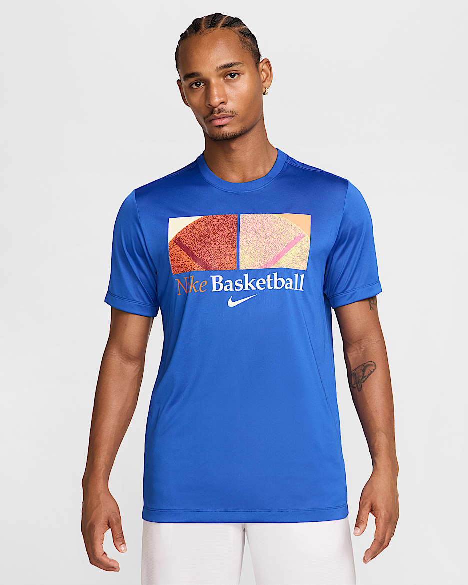 Nike Dri-FIT Basketball-T-Shirt (Herren) - Game Royal