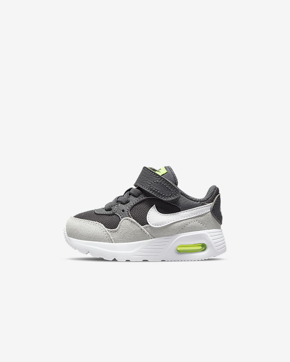 Buty dla niemowląt i maluchów Nike Air Max SC - Iron Grey/Grey Fog/Volt/Biel