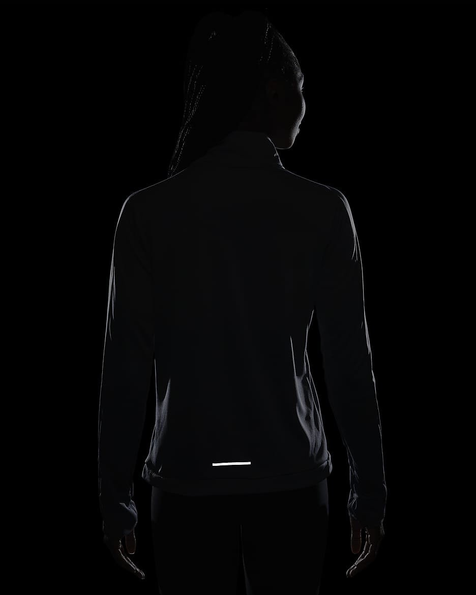 Felpa pullover con zip a 1/4 Nike Dri-FIT Pacer – Donna - Smoke Grey