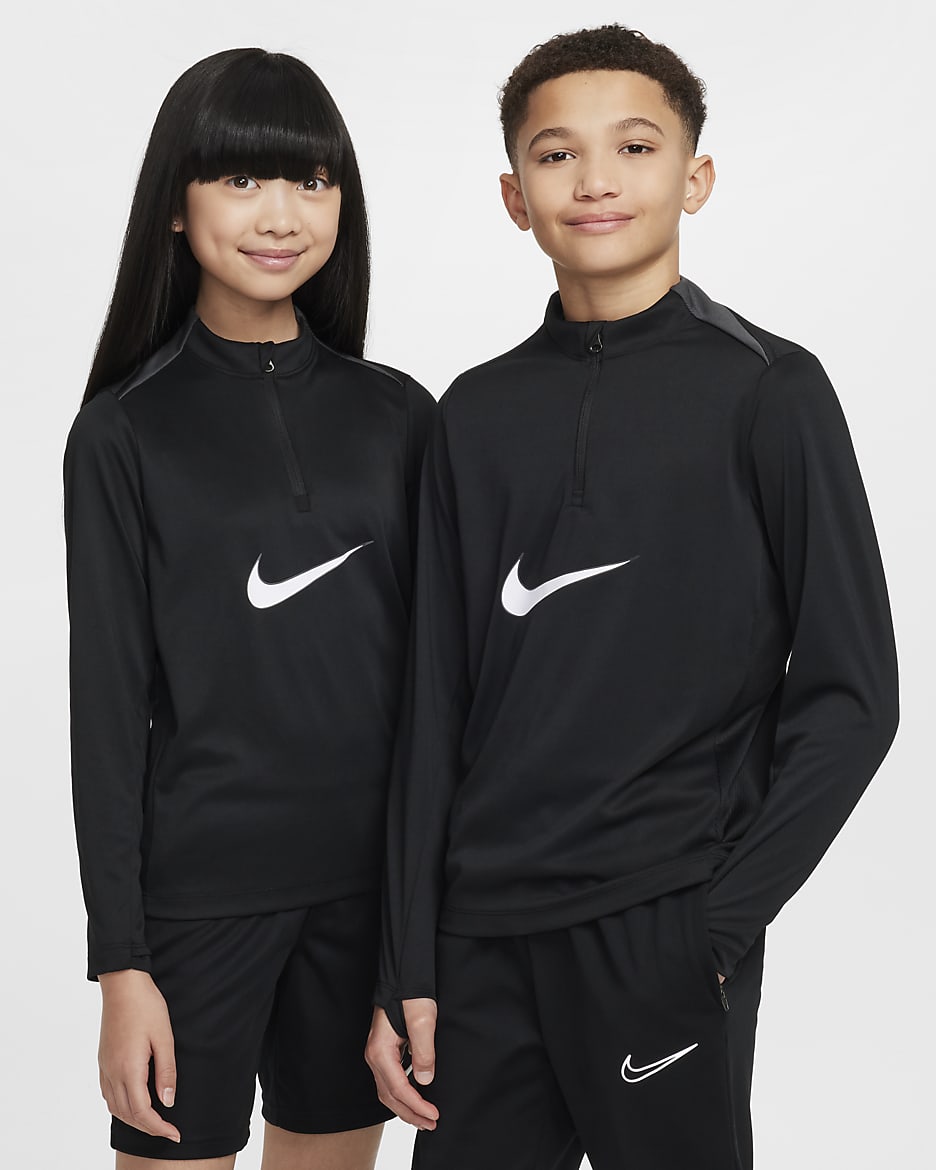 Maglia da calcio per allenamento Dri-FIT Nike Academy Pro – Ragazzo/a - Nero/Nero/Antracite/Bianco