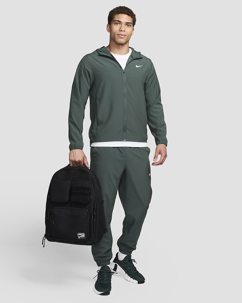 Batoh Nike Utility Power (33 l) - Černá/Černá/Bílá