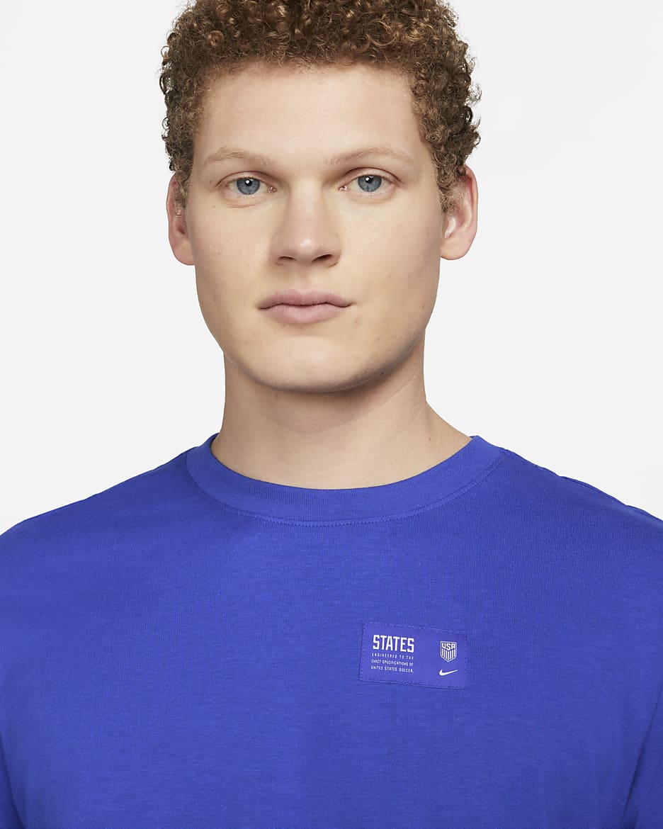 U.S. Men's Nike Long-Sleeve Ignite T-Shirt - Bright Blue