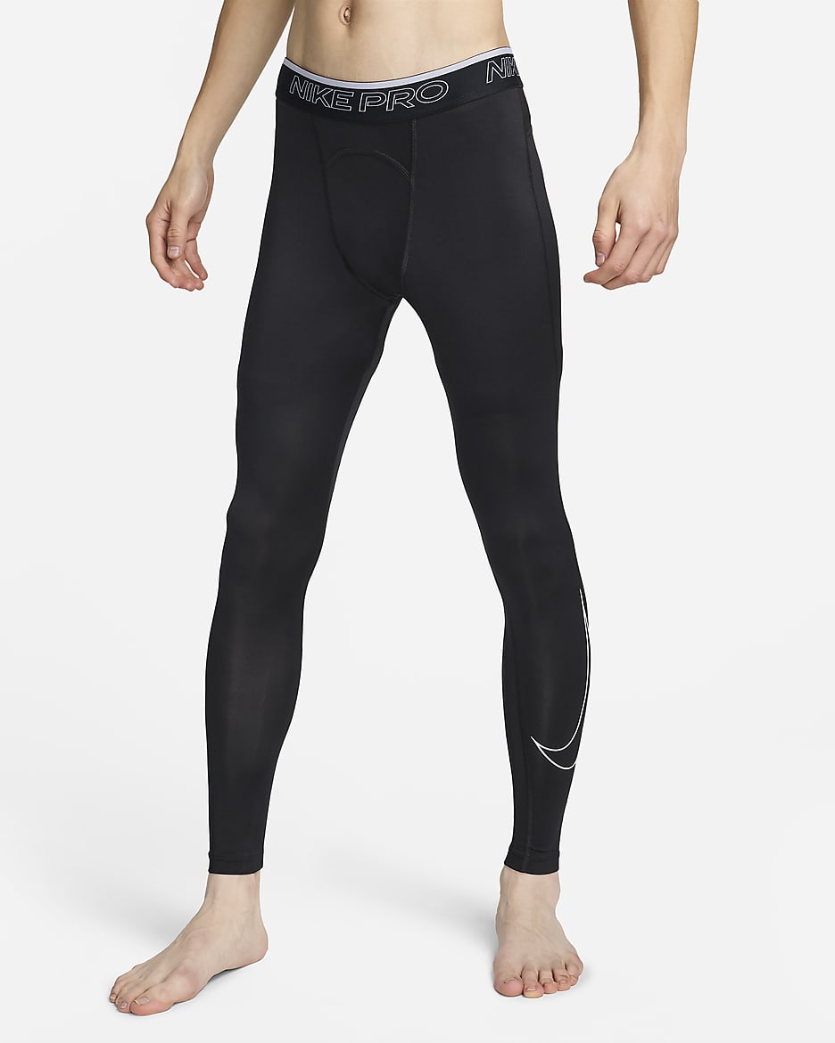 Nike Pro Dri-FIT Men's Tights - Black/White