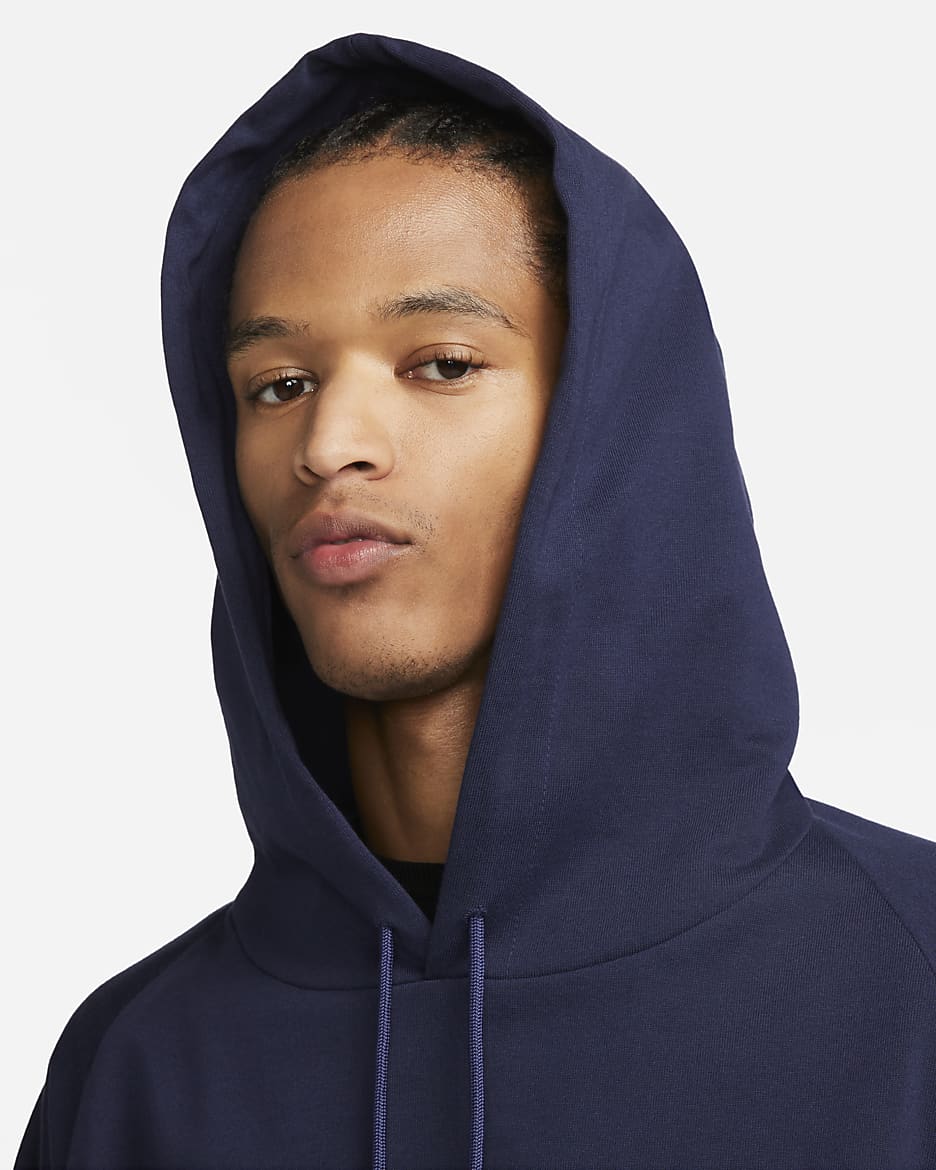 Nike ESC Men's Knit Pullover Hoodie - Midnight Navy