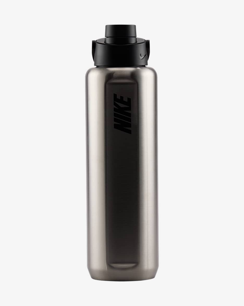 Botella de acero inoxidable con pico Nike Recharge (946 ml) - Acero
