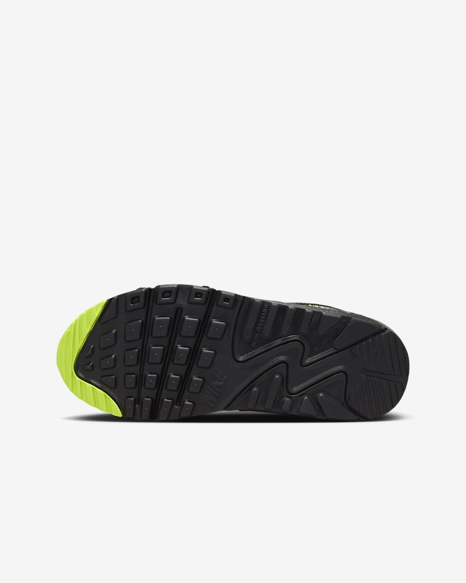 Nike Air Max 90 Next Nature Kinderschoenen - Zwart/Volt/Volt/Dark Grey