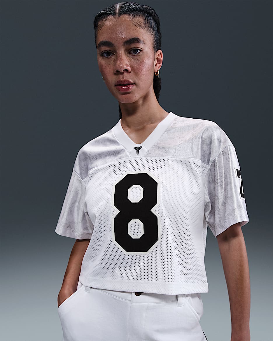 Camiseta de fútbol americano para mujer Kobe - Blanco/Negro