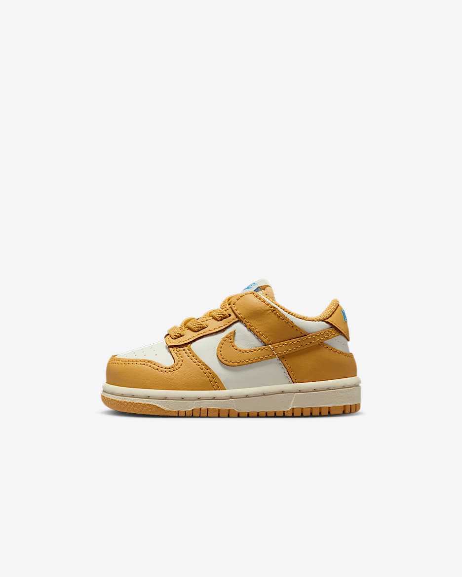 Calzado para bebé e infantil Nike Dunk Low - Panal de miel/Vela/Azul universitario/Panal de miel
