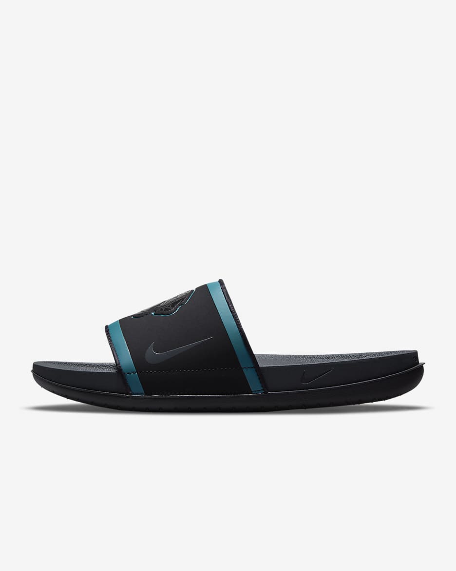 Nike Offcourt (NFL Jacksonville Jaguars) Slide - Black/Blustery/Ochre/Anthracite