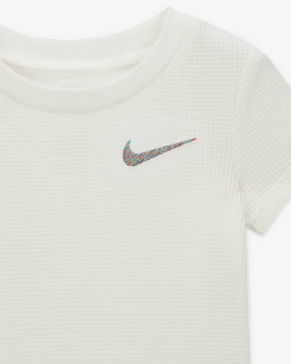 Nike ReadySet Baby (0-9M) Bodysuit - Sail